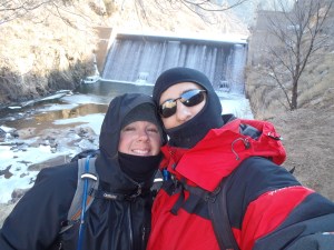 Kathy n Aaron at the Dam