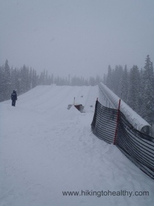 The Tubing tracks at Keystone