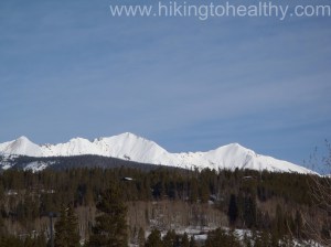 Mountain Range from the path