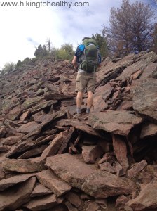 Final approach to the summit