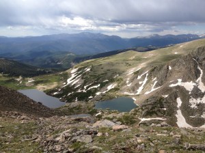 The Lakes on the way up James
