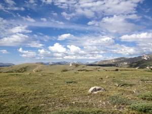 The view while we were on Flats