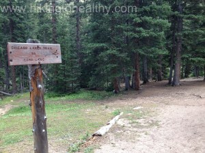 You want to look for this sign on the way back so you don't miss the way back to your car