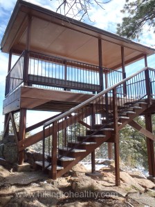 There really is  a tower on Tower Trail