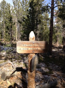 One more trail break before Cow Creek
