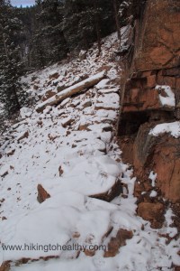 Another great use of rocks to make the trail work 