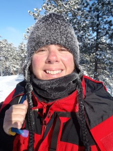 I am both frosted and melting the ice in my water tube with my freaky hot hands