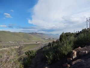 Coming down Dakota Ridge