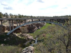 Going under Route 83