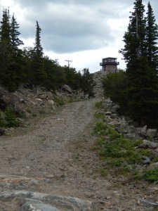 Fire Watch tower We should have turned around here